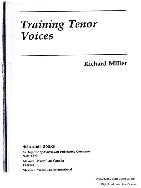 richard miller scribd|Richard Miller Training Tenor Voices .